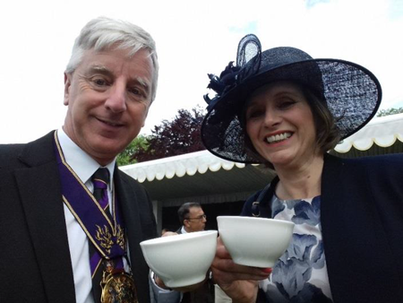 A cuppa at the Palace